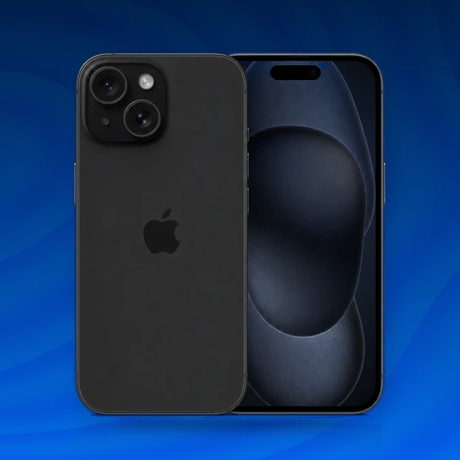 iPhone 15 128 ГБ черный SIM + eSIM 8 ГБ RAM Коробка