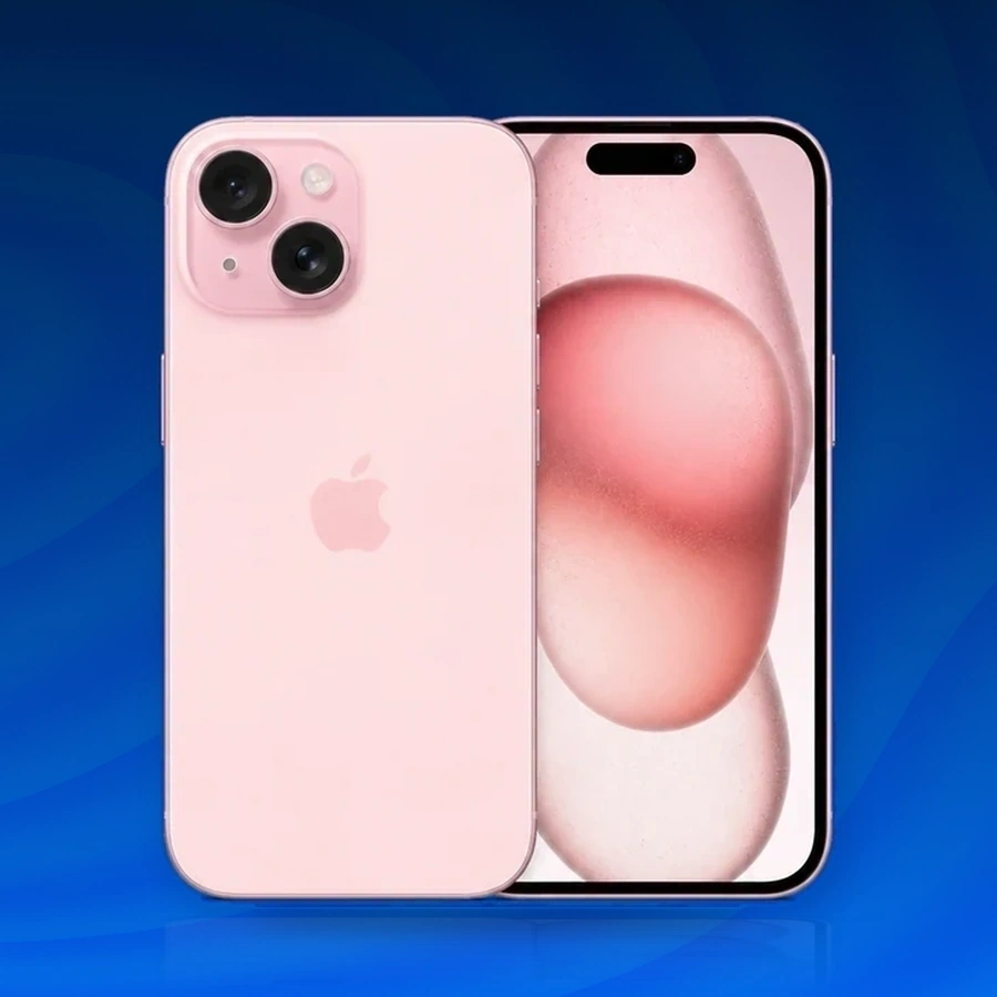 iPhone 15 256 ГБ розовый SIM + eSIM 8 ГБ RAM Коробка