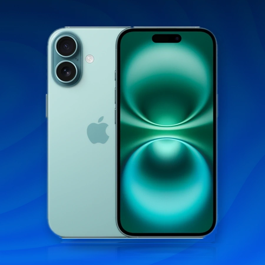 iPhone 16 128 ГБ бирюзовый SIM + eSIM 8 ГБ RAM Коробка