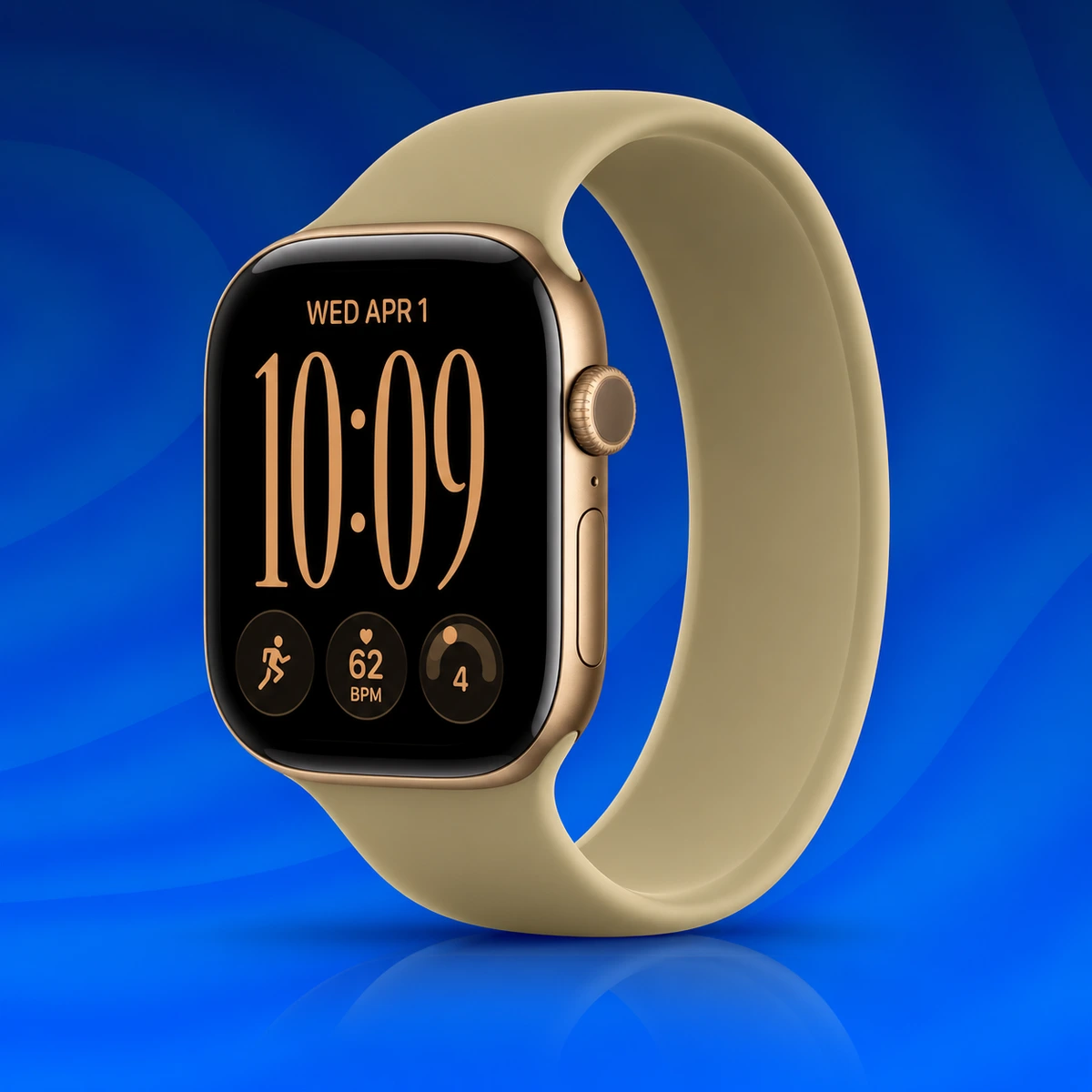 Apple Watch Series 12 46 мм Light Gold Aluminium