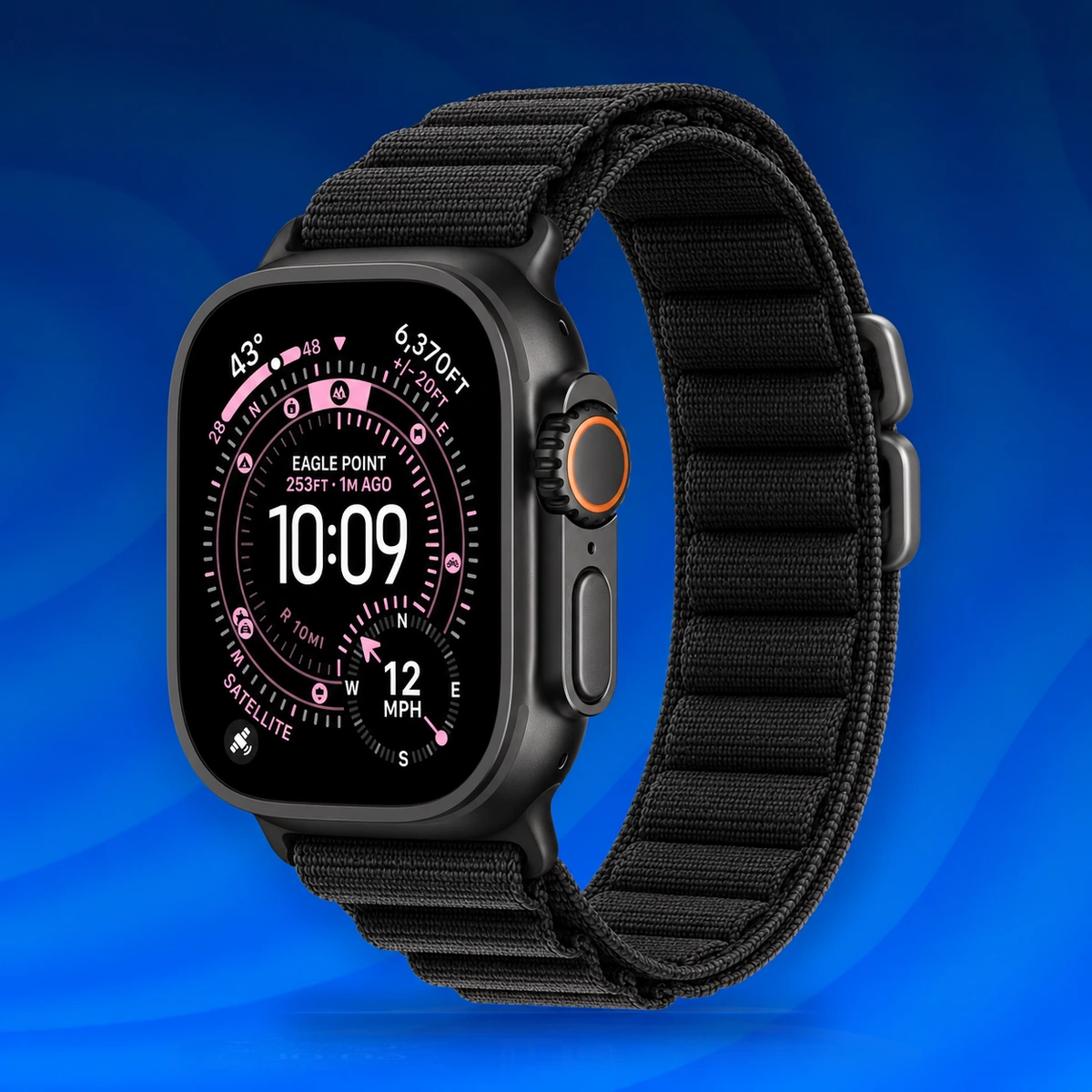 Apple Watch Ultra 3 49 мм черный MF0Q4